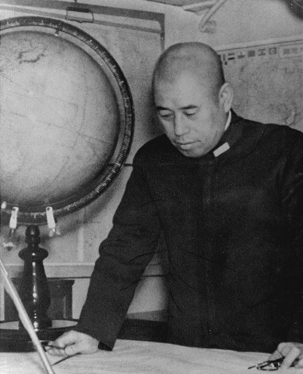 Foto del almirante Yamamoto en 1940