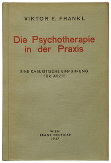 Portada de la edición original en alemán de La psicoterapia en la práctica