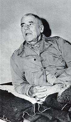 Wilhelm Frick durante los juicios de Nuremberg de 1946