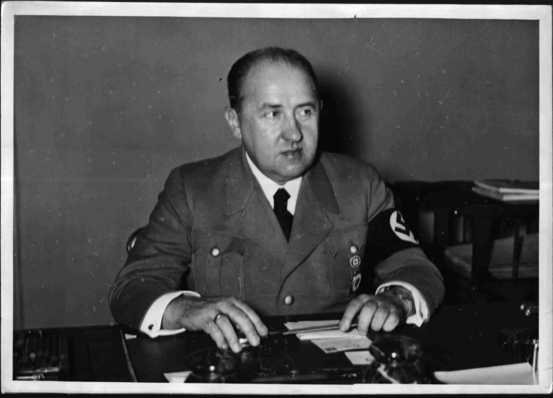 Ministro de Economía del Reich, Walter Funk en 1936