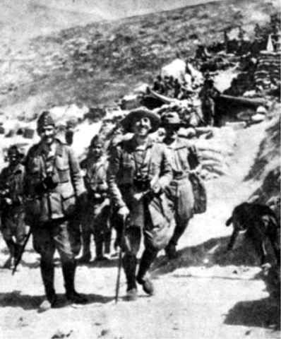 Franco horas después del desembarco de la Legión en Alhucemas