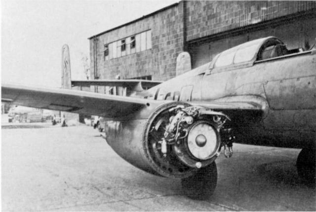 Vista del Motor HeS 8A del Heinkel He 280 V3