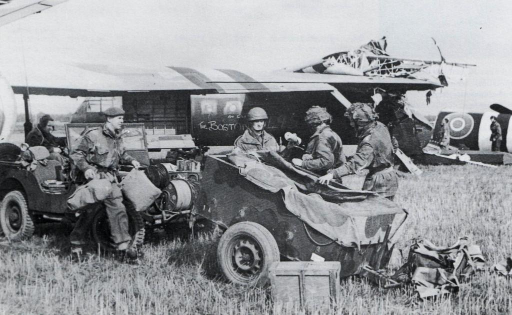 Hombres del 1º Rgto. Ligero Aerotransportable de la Artillería Real, el 17 de septiembre