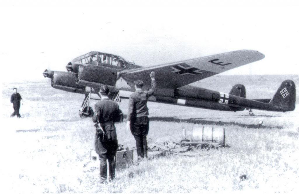 Un Focke Wulf Fw 189 del 1H.41-C2+EH en Gradina, Yugoslavia, 1942