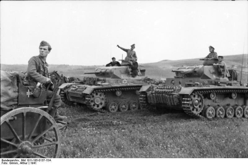 Panzerkampfwagen III en Yugoslavia, en 1941