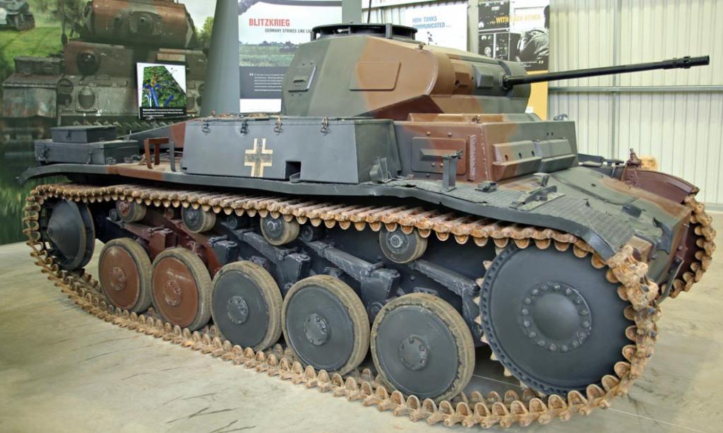 PzKpfw. II Ausf. F conservado en el Bovington Tank Museum