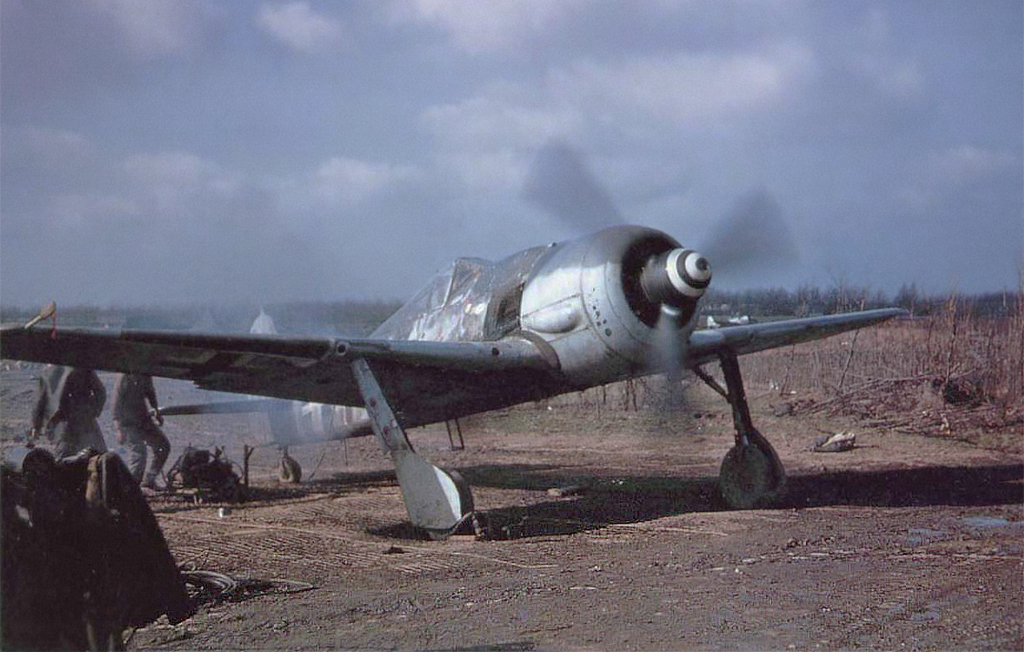 Un Focke-Wulf Fw 190A-8 capturado por los americanos
