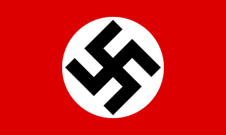 Esvástica en la bandera nazi