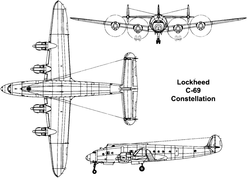 Perfil del Lockheed C-69 Constellation