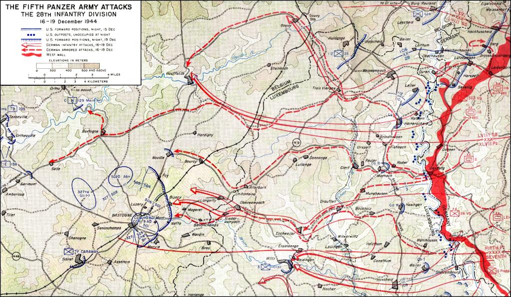 El Quinto Ejército Panzer en la ruta de ataque central