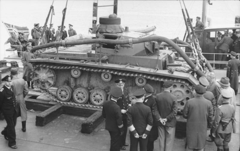 Uno de los 54 PzKpfw III preparados para la invasión