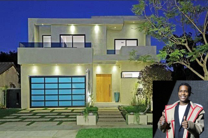 asap rocky house in West Hollywood