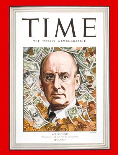 Morgenthau fue portada de la revista TIME del 25 de enero de 1943