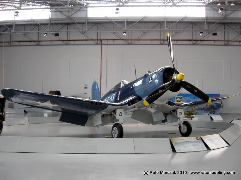 Vought F4U-1a Corsair Nº de Serie 4078 ZK-FUI conservado en el Wings of Dream Museum en Sao Carlos, Brasil