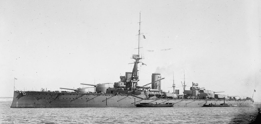 Acorazado Británico de la Clase Orion, el HMS Monarch 1911