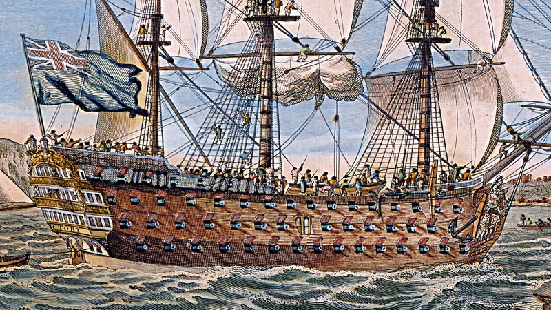 El HMS Victory, 1765