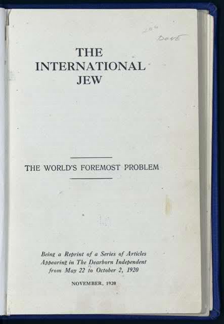 The International Jew, escrito por Henry Ford