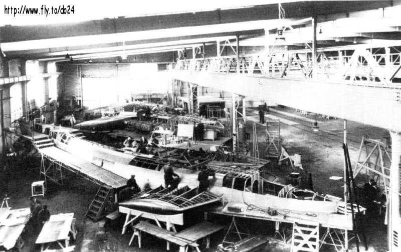 Producción de Do-24K-1 en la fábrica de Dornier en Altenrhein, Suiza