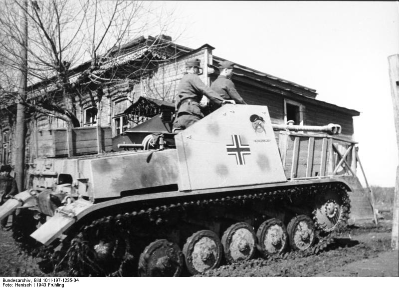 Marder II perteneciente al 3. Pz.Jg.Abt.561 apodado Kohlenklau, Ladrón de Carbón. 21 de marzo de 1943
