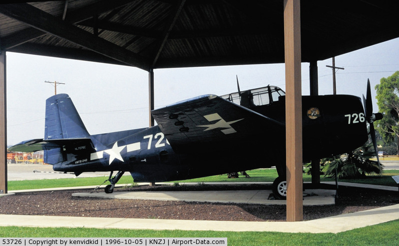 Grumman TBM-3E Avenger Nº de Serie 53726 conservado en el Flying Leatherneck Aviation Museum en Miramar, California