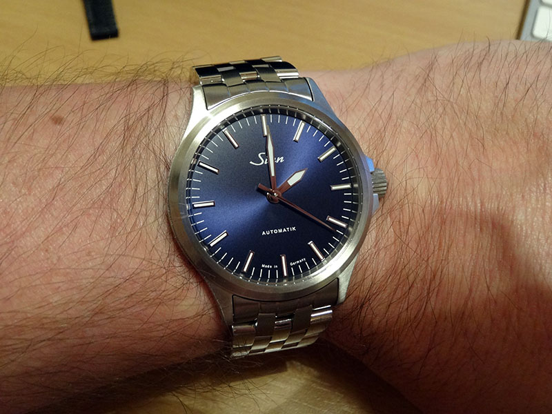 New Sinn 556i B on unexpected bracelet Christopher Ward Forum