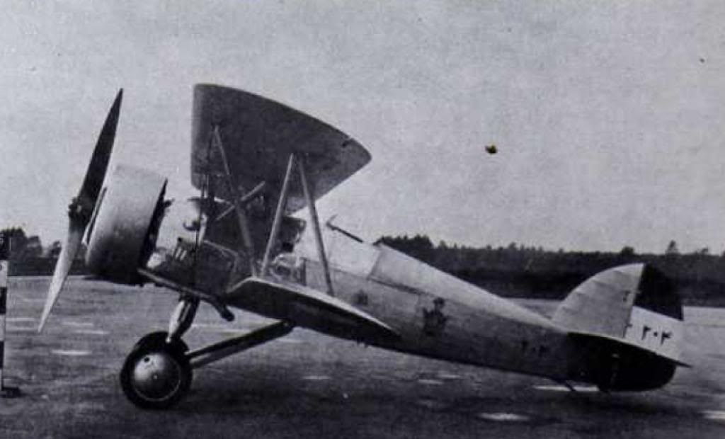 Hawker Fury perteneciente a la Real Fuerza AÃ©rea Persa