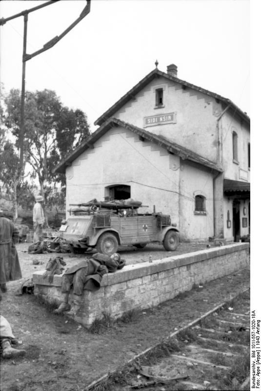 Túnez, Kubelwagen del Afrika Korp, enero de 1943