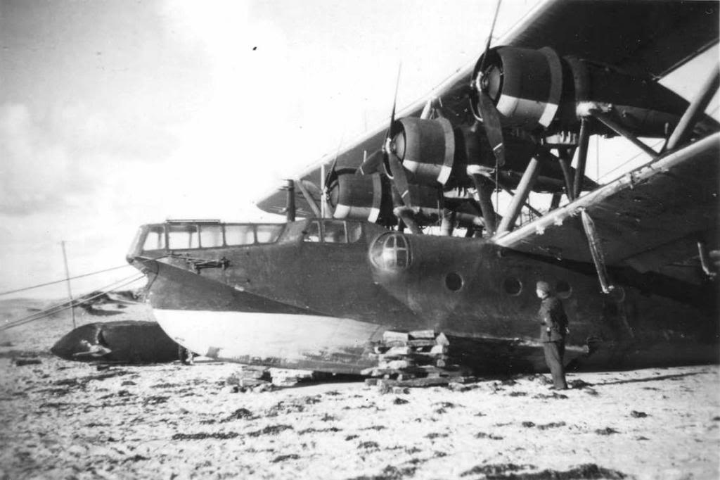 Un Breguet 521 Bizerte capturado por los alemanes