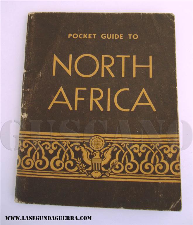 Pocket Guide to North Africa, librillo que se repartió a los soldados destinados a las operaciones en el norte de África