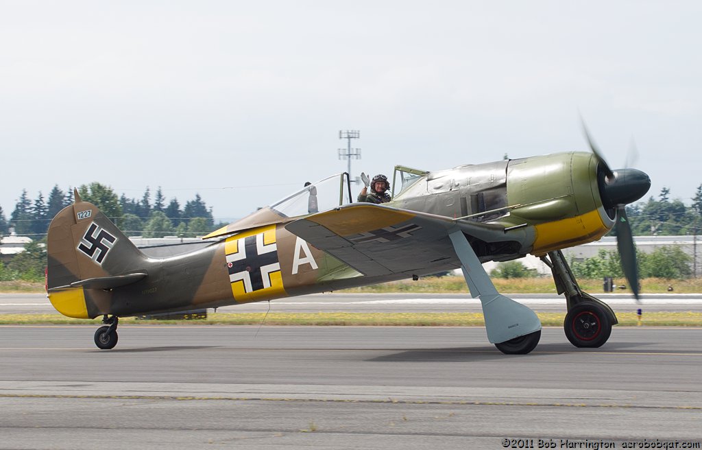 Focke-Wulf Fw 190A-5, Nº de Serie 1227, conservado en el Flying Heritage Collection en Seattle, Washington