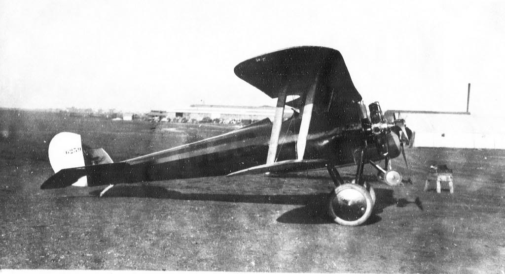 Nieuport XXVII perteneciente a la Fuerza Expedicionaria Norteamericana, en Francia, en 1918