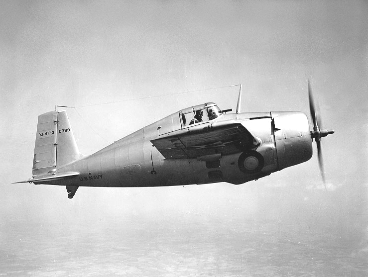 Prototipo XF4F-3 en 1939