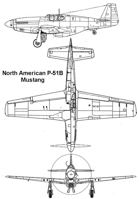 Perfil del North American P-51 Mustang