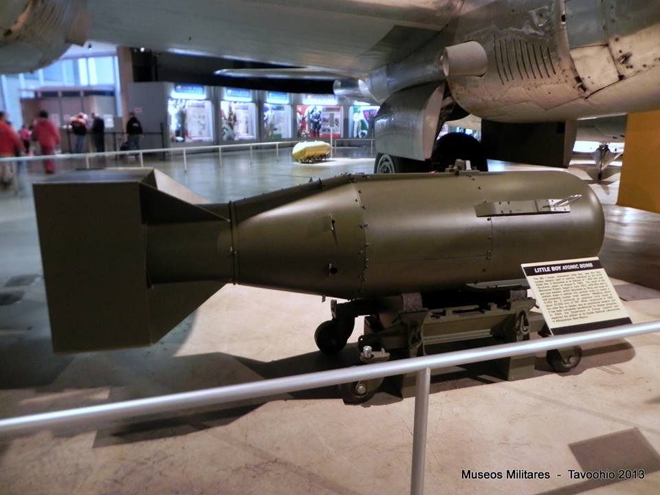 Réplica de la bomba Little Boy que fue arrojada a las 08.15 horas de Hiroshima por el Enola Gay pilotado por el Coronel Paul Tibbets