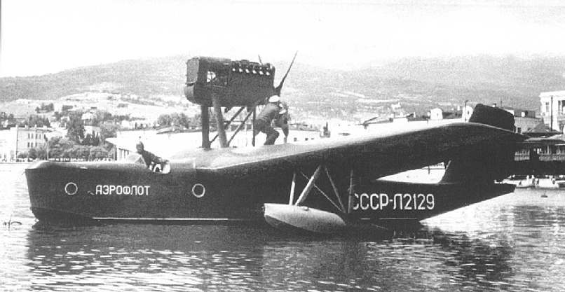 Un MP-1 Beriev de Aeroflot en Yalta, 1939