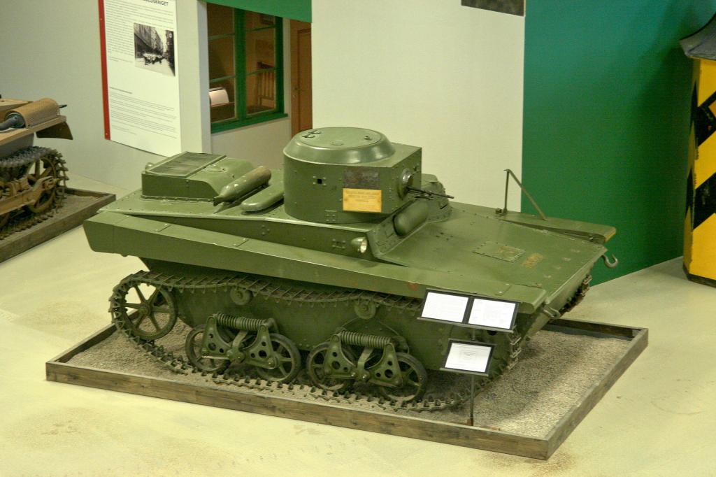 T-37A conservado en el Försvarsfordonsmuseet Arsenalen, Suecia