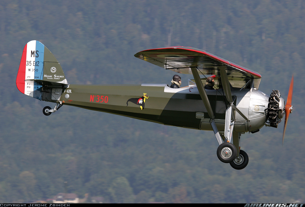 Morane-Saulnier M.S. F-AZHL Nº 350 cn 350