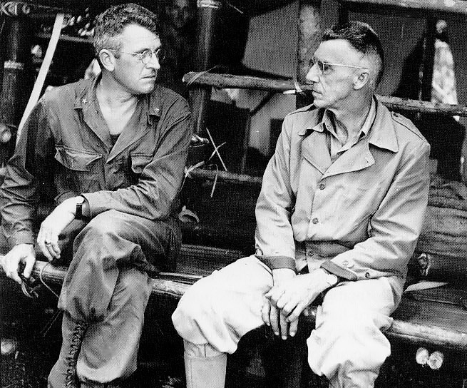 Frank Merrill con Stilwell en Birmania