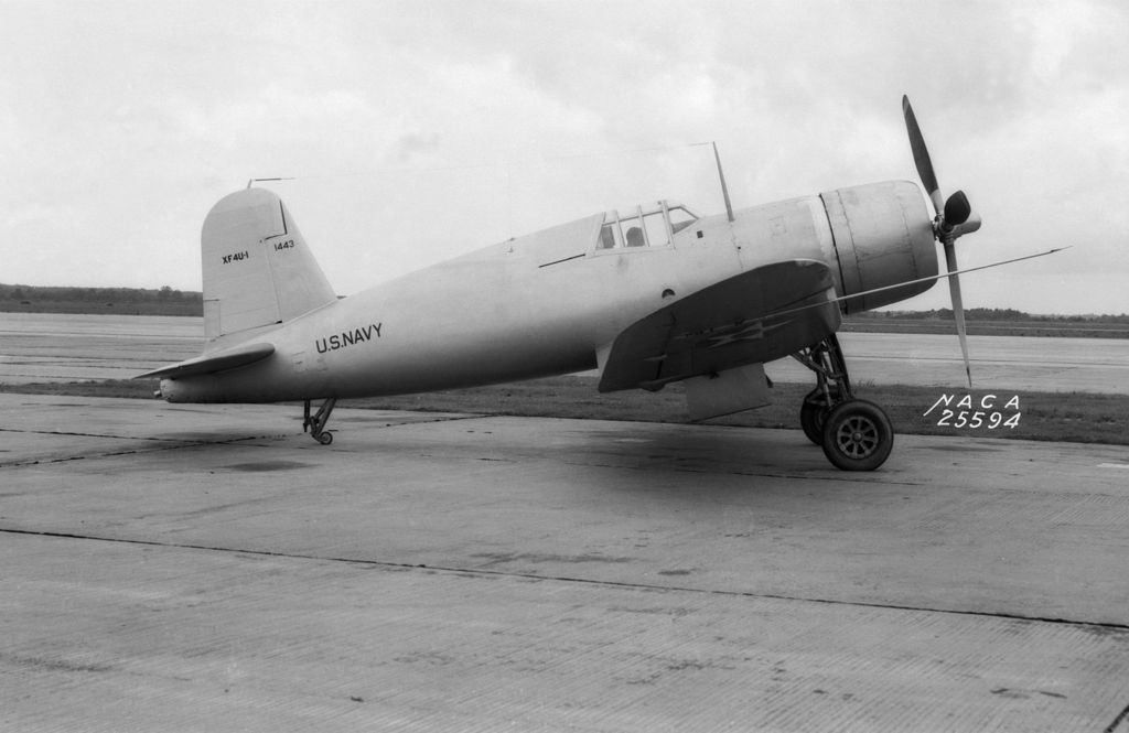 El prototipo XF4U-1 en 1940-41