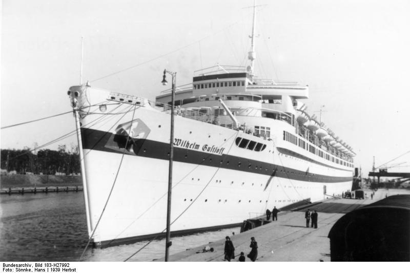 El Buque Hospital Wilhelm Gustloff en el Puerto de Danzig, el 23 de Septiembre de 1939