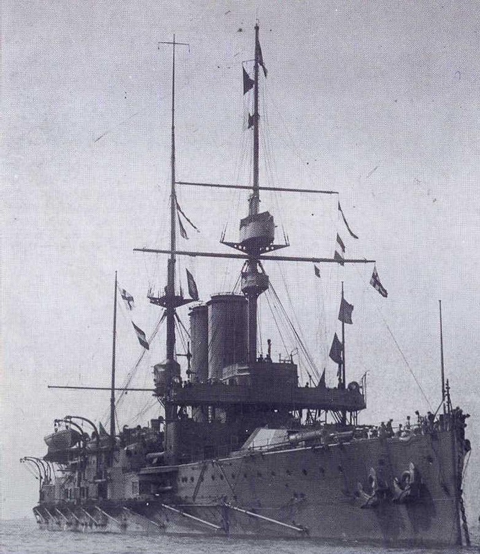 Acorazado Británico HMS King Edward VII 1902