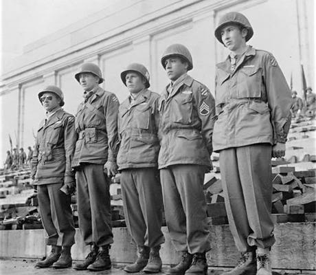 Soldados con la Jacket, Field, wool, M-1944