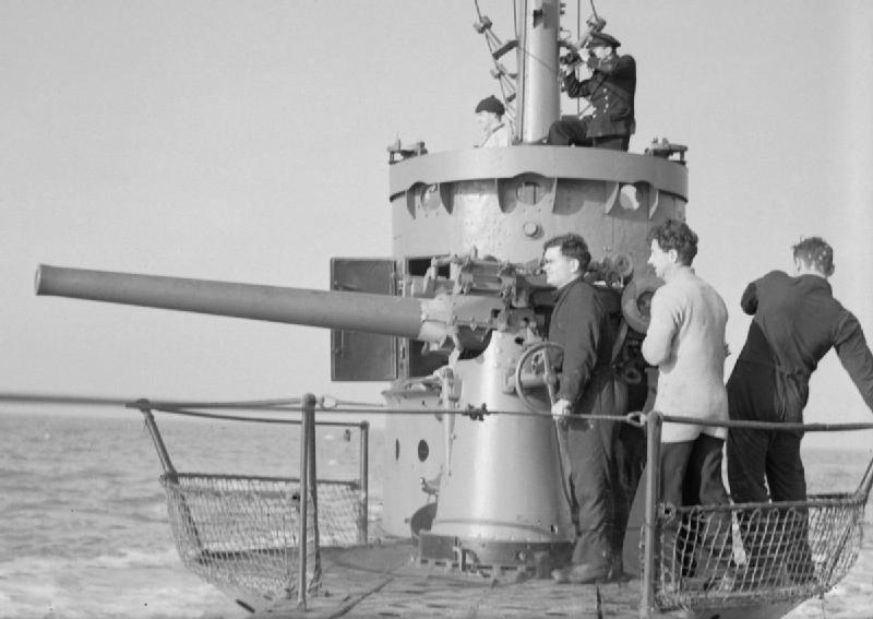 Cañón de Ordenanza QF de 76,2 mm, 3 Pulgadas en el Submarino HMS Sunfish