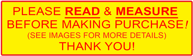 please read before  measure