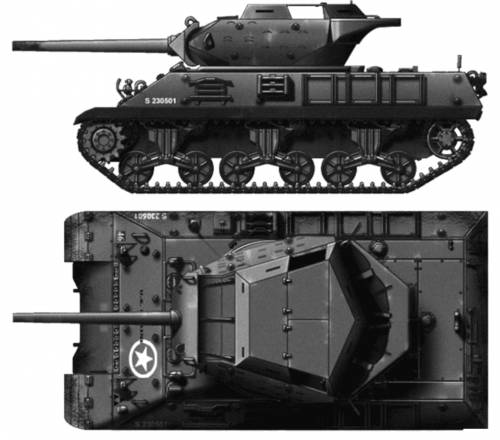 Gun Motor Carriage M10 de 76,2 mm
