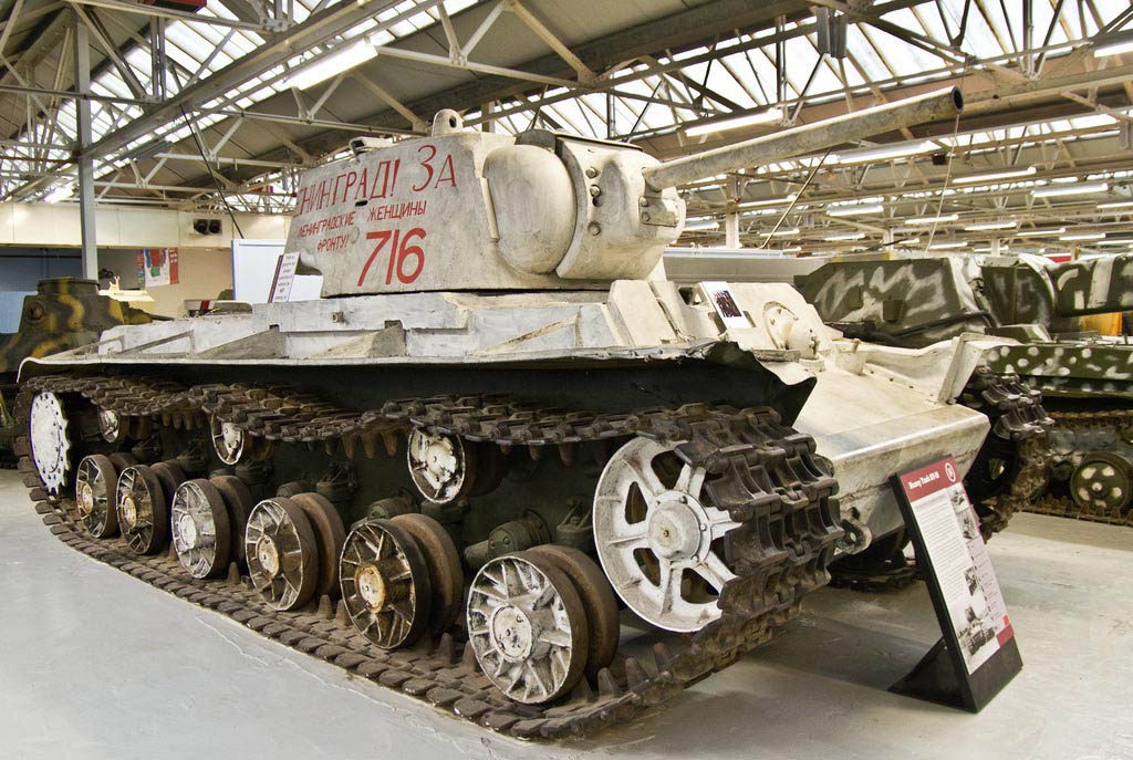 KV-1 Modelo 1940 conservado en el Bovington Tank Museum, UK