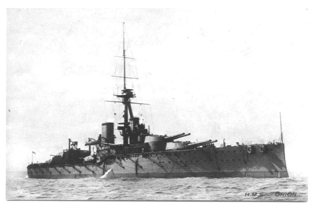 Acorazado Británico Superdreadnought HMS Orion 1910