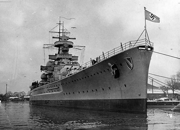 DKM Scharnhorst en Wilhelmshaven en 1939