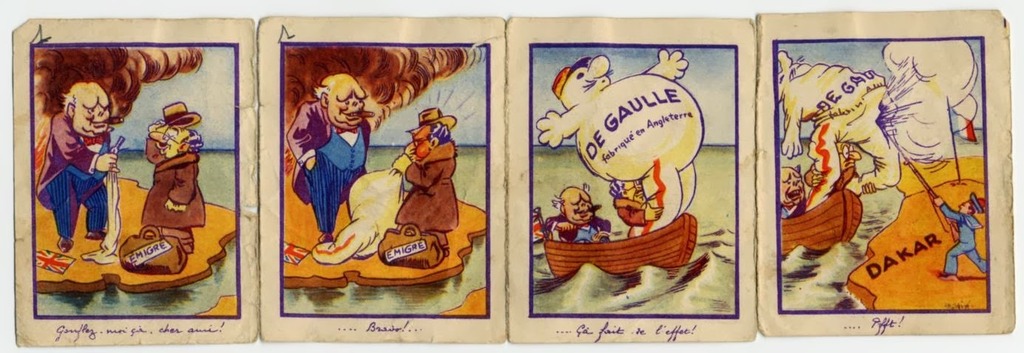 Propaganda del Gobierno de Vichy tras la victoria de Dakar