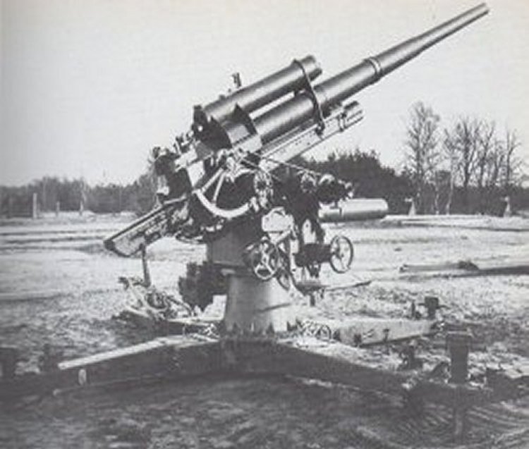 Alemán 8,8 cm Flak 18 campo gris-Artitec ho listo modelo 1:87-6870069 #e 